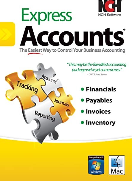 Express Accounts Accounting Software for Bookkeeping, Cashflow and Reporting...